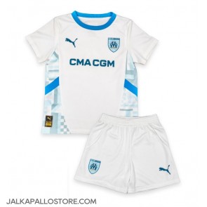 Olympique de Marseille Kotipaita Lapsille 2024-25 Lyhythihainen (+ shortsit)